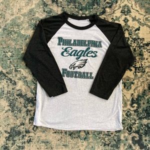 Eagles 3/4 Length Baseball Tee